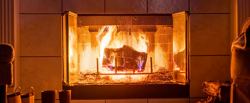 Mendota Hearth Landscape Fireplace Installation in Jasper, Indiana