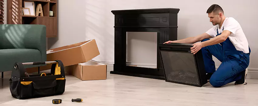 Old Rusted Metal Fireplace Repair And Replacement in Jasper, IN